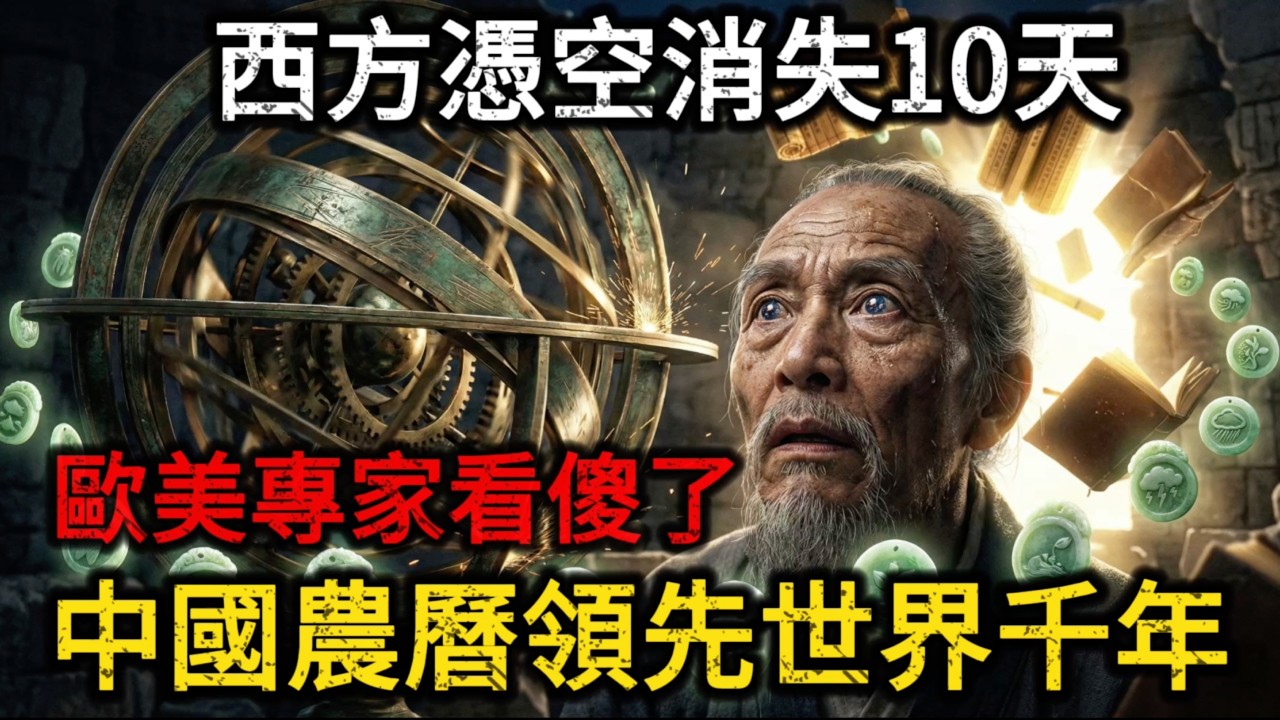 【深度揭秘】中国农历到底有多恐怖？手搓“超级算法”领先西方世界1000年，从“顺天应人”到“征服自然”，西方至今学不会！