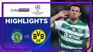 Sporting CP 3-1 Borussia Dortmund | Champions League 21/22 Match Highlights