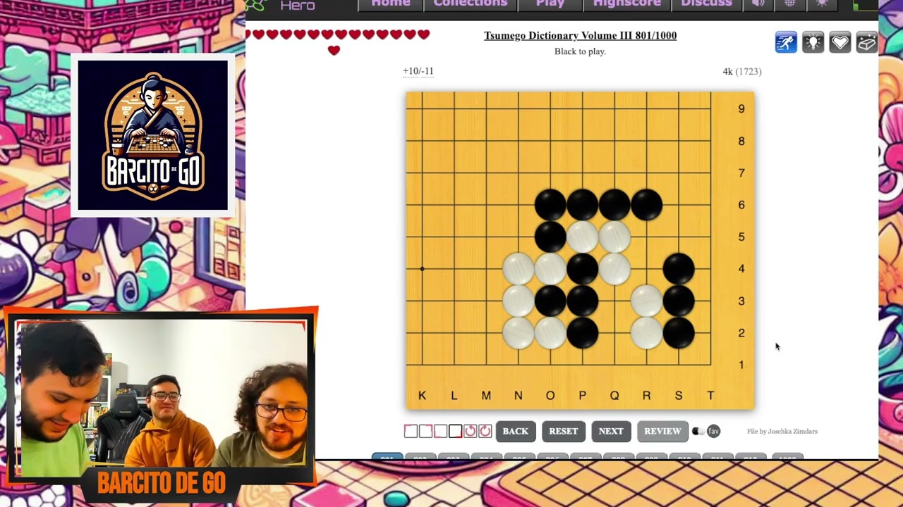 Encuentro 18: Tesujis + Partida