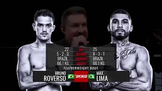 FREE MMA Fight   Max Lima vs Bruno Roverso   BRAVE CF 3