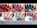 Sally Hansen Canada Miracle Gel Joy of Colour Live Swatches || caramellogram