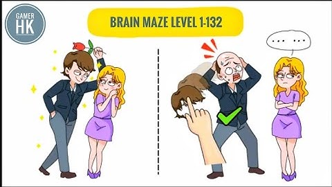 Brain Maze Level 1 - 132 Full Game Walkthrough Solution