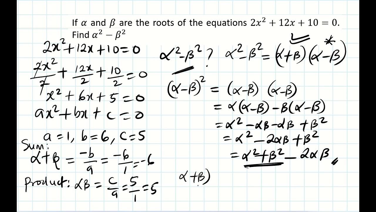 if-and-are-the-roots-of-the-equations-2-2-12-10-0-find-2-2