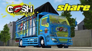 SHARE LIVERY MOD CANTER AVANTE BY ANDRY AZHARI || GPT || GHOST PANIQ TEAM || BUSSID 3.4.3