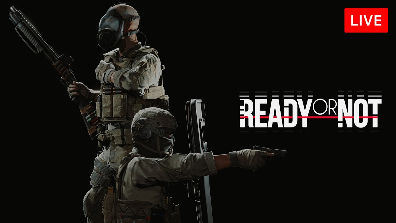 Ready or Not First Look 👮‍♂️ | Can We Survive Our First SWAT Operation? | 🔴LIVE