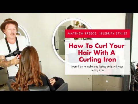 How to: Curl Hair with a Curling Iron - Loose Curls