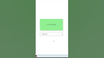 Select Color html css and JavaScript | Creative JS Coder