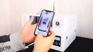 DTG Printer With Mobile App 2Minutes print 1pcs White t shirt screenshot 3
