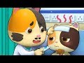 Baby Kitten is Sick | Pretend Play with Doctor Toys | Sick Song, Doctor Song | BabyBus Cartoon