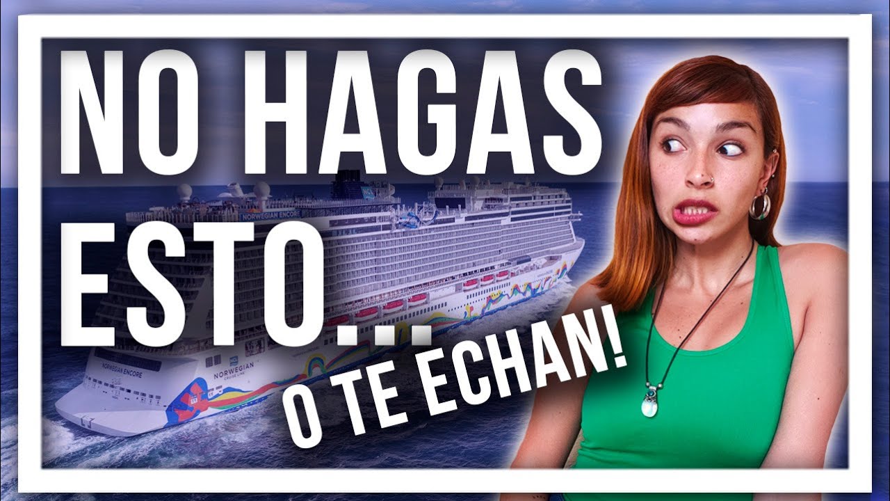 🚨 6 RAZONES por las que te pueden ECHAR del trabajo en CRUCEROS 🚢 Cero Tolerancia! ⚠️