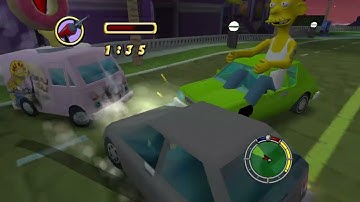 The Randomiser ( all settings activate ) - The Simpsons Hit & Run. Level 6 Bonus and Race.