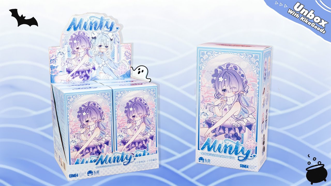 Unboxing Minty Ocean Gem Series 1/8 Action Figure BJD Blind Box 