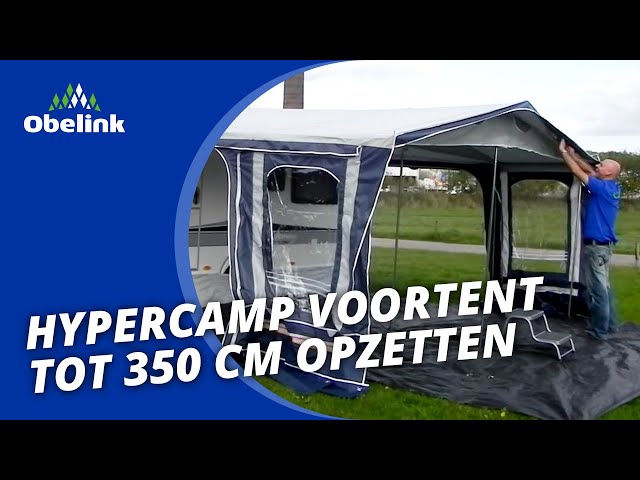 Voorwaarde Lol moeilijk Pitching instruction Obelink Hypercamp awning to 350 cm - YouTube