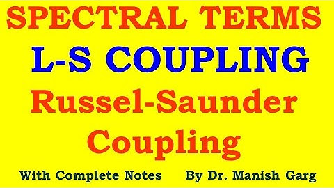 Spectral Terms for L-S Coupling