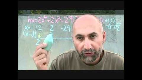 420math: Synthetic Division P14: Part 7 - Factoring Large Polynomials Example #2a (Math 132)