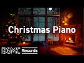 🎄 Instrumental Christmas Jazz Music with Crackling Fireplace - Cozy Winter Christmas Ambience