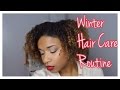 Winter hair care routine