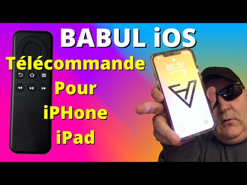 Babul la première télécommande iOS pour iPhone : Télécommande accessible VoiceOver