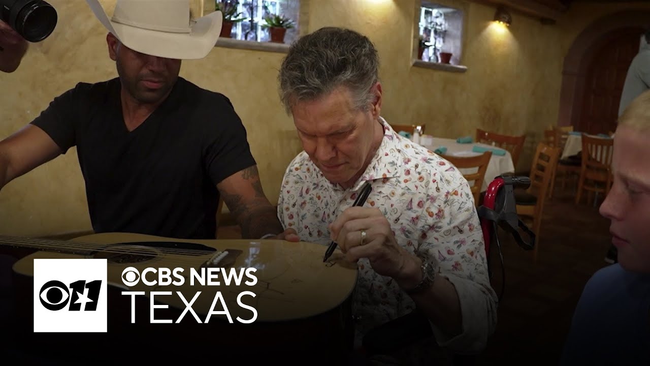 How a legendary dinner with Randy Travis, Coffey Anderson and a signed guitar came to be How a legendary dinner with Randy Travis, Coffey Anderson and a signed guitar came to be