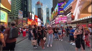 New York City LIVE Manhattan Central Park, Upper West Side, Times Square via 8th Ave (July 23, 2023)