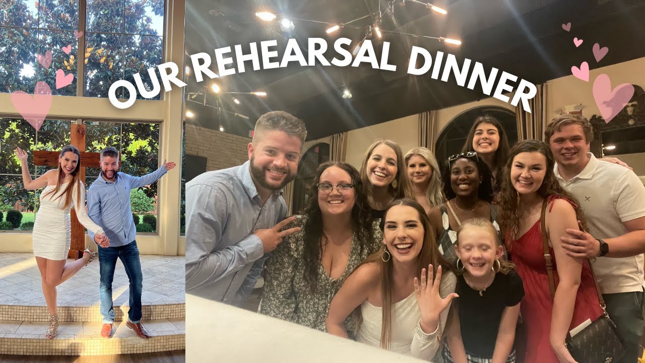 wedding rehearsal & dinner vlog - june 16, 2022