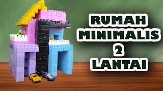 How to Build a Minimalist 2-Story House | Lego Blocks