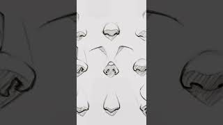 NOSE REFERENCE FROM PINTEREST! Credits to all artists! I hope it'll helps. #artdrawing #sketch #art