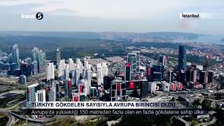 Türkiye Gökdelen Sayısıyla Avrupa Birincisi Oldu