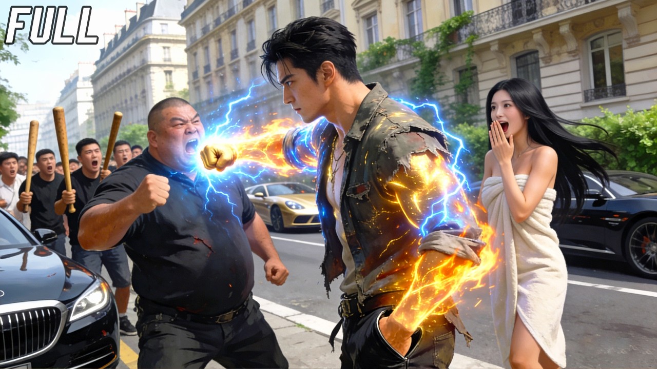 La rica se casa con un mendigo 😳 ¡Un puñetazo y destroza al asesino, además es un millonario oculto!