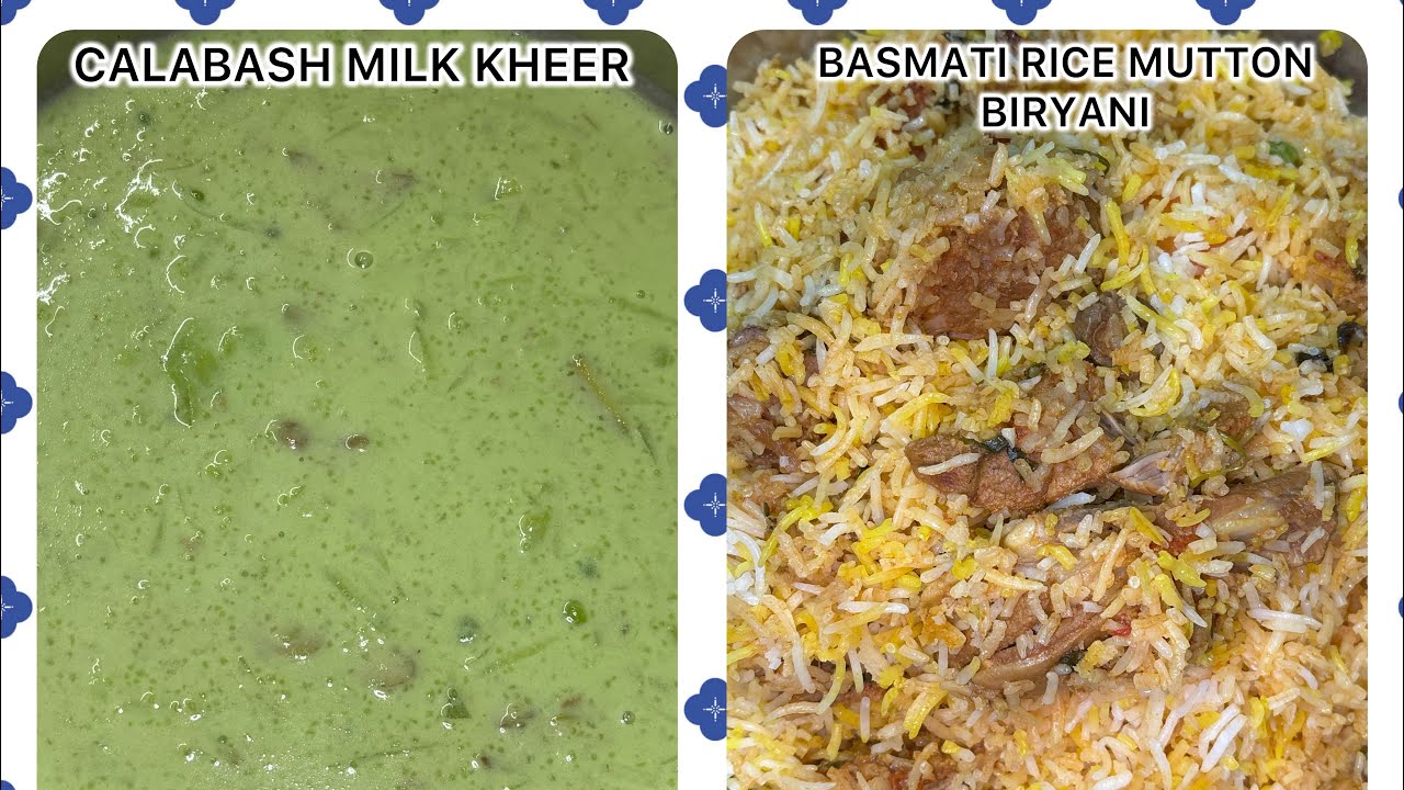 Alzamzam presents you the recipe of “BASMATI RICE MUTTON BIRYANI AND CALABASH MILK KHEER”😋#fyp#fypシ 