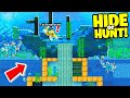 this GENIUS Minecraft Base is IMPOSSIBLE to find! (Hide or Hunt #1)
