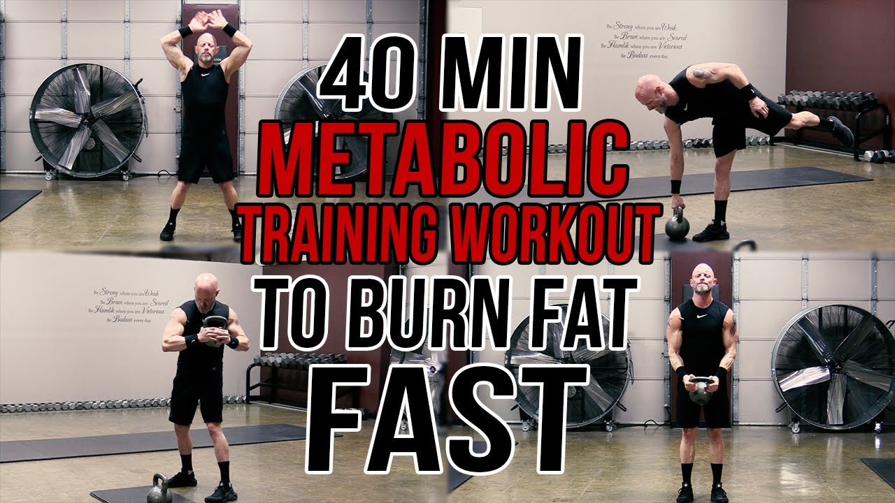 40 Minute Metabolic Training Home Workout to Burn Fat Fast! 