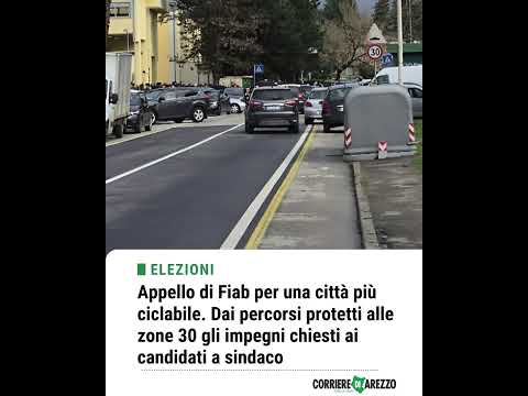 Video Appello di Fiab per una città più ciclabile. 30 gli impegni chiesti ai candidati a sindaco