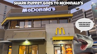Sb Movie Shark Puppet Goes To Mcdonalds