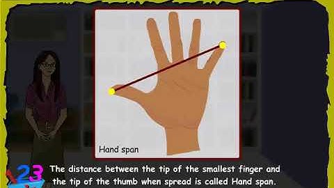 Measuring Length of Objects using Hand Spans  Measurements  CBSE Class 1 Maths