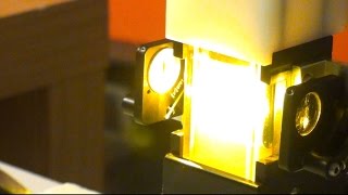 Lambda Physik Dye cell  in test