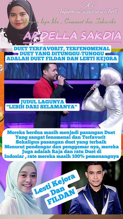 Duet Fildan dan Lesti terfavorit #lestykejora #fildan #shorts #fyp #viral  #lestikejora #artist