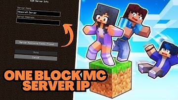 Minecraft One Block MC Server IP Address