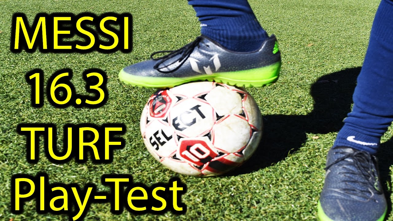 Messi 16.3 Adidas TF Play-Test - YouTube