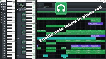 Enable Piano Key Name in Lmms in Tamil