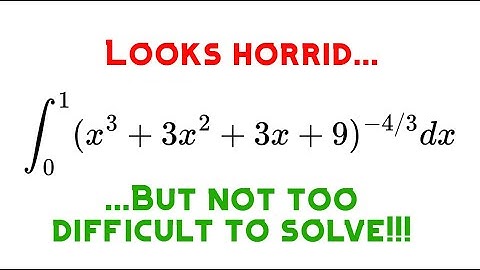 Scariest yet Easy Cuberoot Integral!