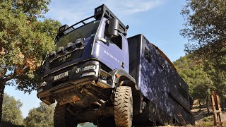 Self Built Overland Off Road Truck Full Walkaround  Driving from the UK to Australia