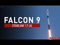 SpaceX Launches Starlink 17-36 Mission from SLC-4E Vandenberg, California