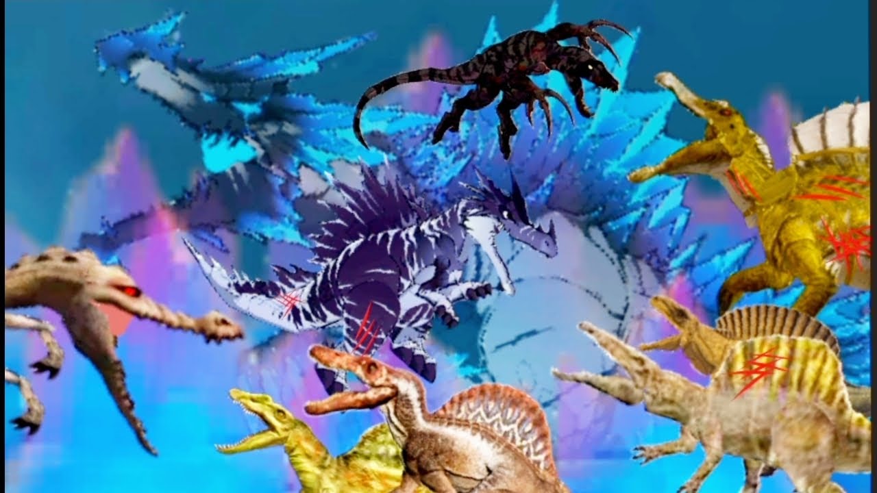 SPINOSAURUS EPIC BATTLE ROYAL🌀🌀🌀