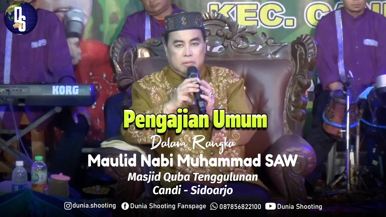 Terbaru ! Pengajian Umum Bersama KH AAD AINURUSSALAM (Live di Masjid Quba Tenggulunan - Sidoarjo)