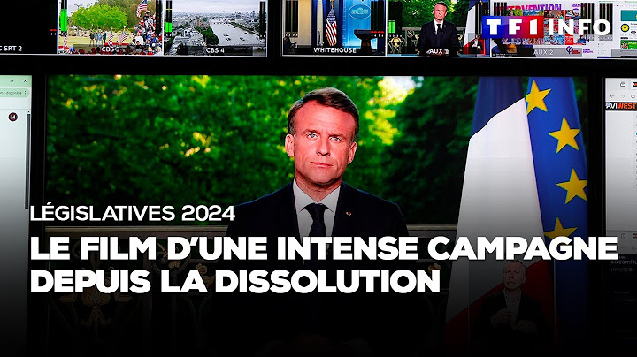 Législatives 2024 : le film d'une intense campagne depuis la dissolution