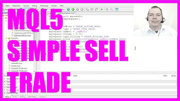 MQL5 Tutorial - Simple Sell Trade