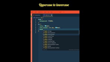 how to convert uppercase to lowercase letters in html and css#coding#programming #html#css