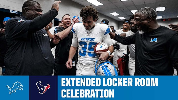Lions come back to beat Texans on walkoff FG 🙌 Postgame celebration | Extended Director's Cut 🎬