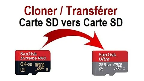 Comment cloner une carte SD sur une autre carte SD ?